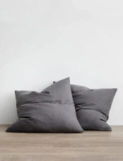 European Flax Linen Euro Pillowcases (Set Of 2) By Cultiver 20 European Flax Linen Euro Pillowcases (Set Of 2) By Cultiver -Home Furnishings cultiver linen bedding charcoal grey pillowcase euro a9410bcb f62e 418e b359 4797279b4158