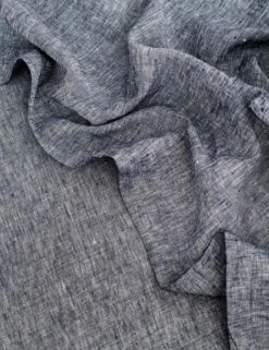 Linen Bedding, Flat Sheet By Cultiver -Home Furnishings cultiver linen bedding indigo flat sheet 1