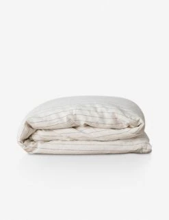 European Flax Linen Duvet Cover By Cultiver -Home Furnishings cultiver linen bedding pencil stripe duvet cover