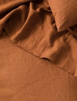 Linen Bedding, Flat Sheet By Cultiver -Home Furnishings flatsheet cedar croppedsquare 610x 1