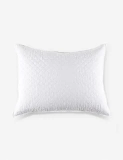 Hampton Quilted Pillow By Pom Pom At Home -Home Furnishings hampton white big pillow ba2f3a32 51cf 4906 a0cf 2fe732684746