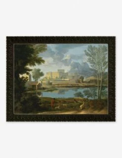 Landscape With A Calm Wall Art By Nicolas Poussin