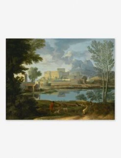 Landscape With A Calm Wall Art By Nicolas Poussin -Home Furnishings landscape with a calm unframed print