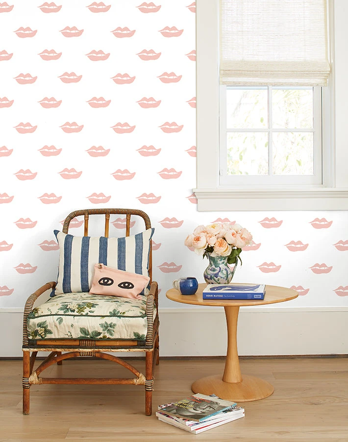 Lips Wallpaper By Clare V. 2 Lips Wallpaper By Clare V. - Image 2