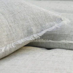 Logan Linen Pillow By Pom Pom At Home -Home Furnishings logan olive close up 2 1 2 32b6974c 00a4 4907 bd25 4170cdf5a9d8