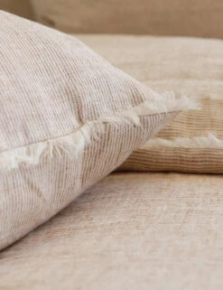 Logan Linen Pillow By Pom Pom At Home -Home Furnishings logan terra cotta close up 2 900x 2 8f5e7624 5279 4c5a 9ee0 60d47382acc3