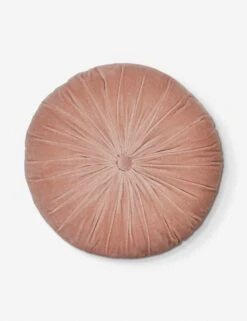 Monroe Velvet Round Pillow -Home Furnishings monroe velvet rosewater new 1564991625 225f3f20 63e6 4cfc b1f9 3eda4a066a58