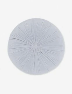 Monroe Velvet Round Pillow -Home Furnishings monroe velvet round pillow ice blue 2007 e7fe4386 1db0 4cb3 92fe e762458edcf7
