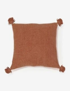 Montauk Pillow By Pom Pom At Home -Home Furnishings montauk terra cotta tassel