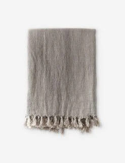 Montauk Linen Blanket By Pom Pom At Home -Home Furnishings montauknaturalthrow