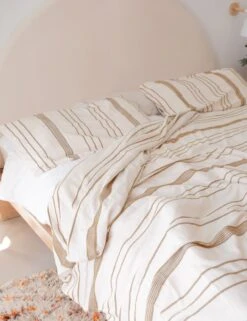 Marlo Cotton Duvet Set By House No. 23 -Home Furnishings neutral duvet cover set beige