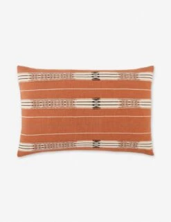 Malva Lumbar Pillow, Rust
