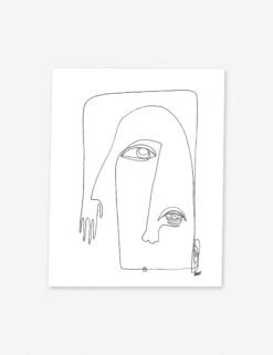 Picasso Print By Damienne Merlina -Home Furnishings picasso face unframed print 1