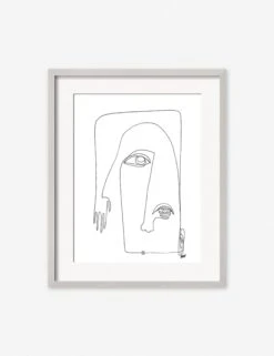 Picasso Print By Damienne Merlina -Home Furnishings picasso silver frame 1
